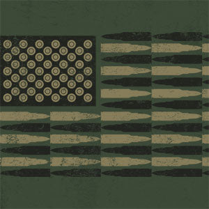 Bullet American Flag Xbox 360 (Includes HDD) Skin